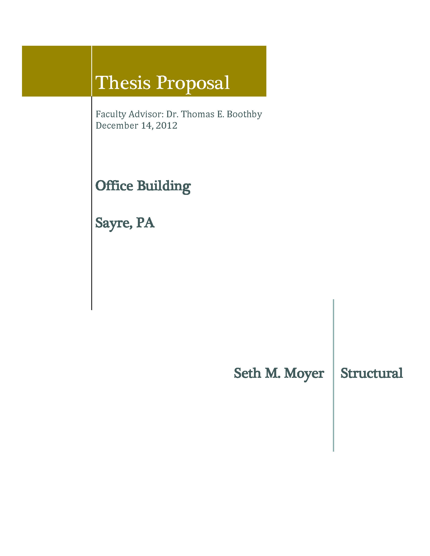 Thesis Proposal